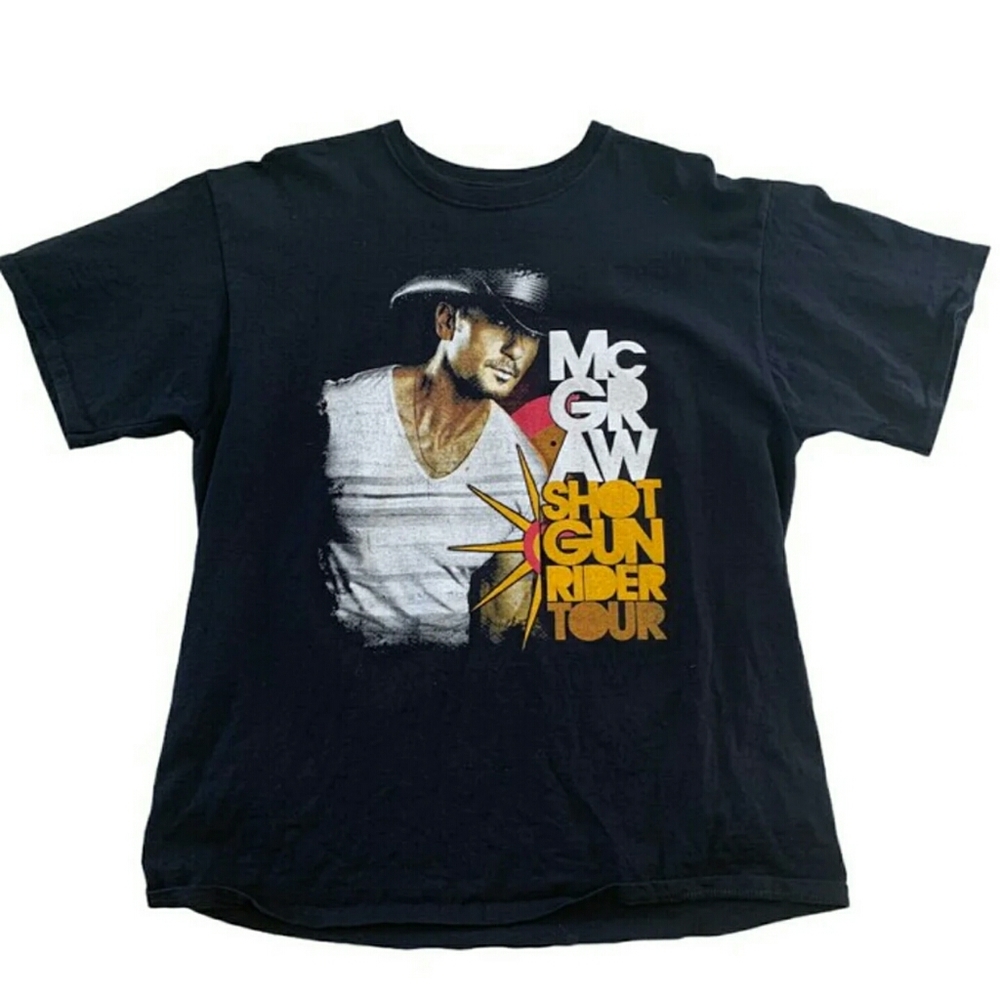 Tim McGraw shotgun rider tour large tee